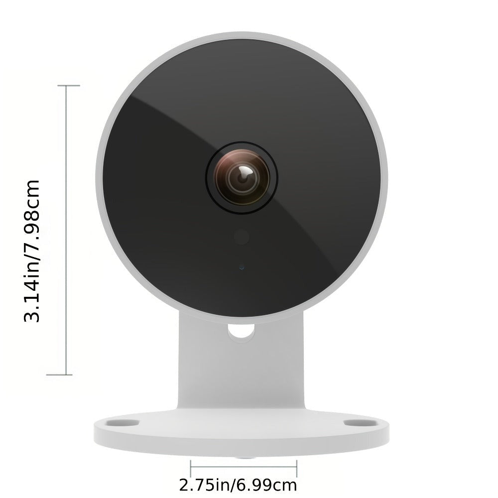 1pc Cámara de seguridad inalámbrica de 3MP para el hogar, sistema de vigilancia con edición nocturna, audio bidireccional y alertas de actividad para el monitoreo del hogar/bebé/mascota