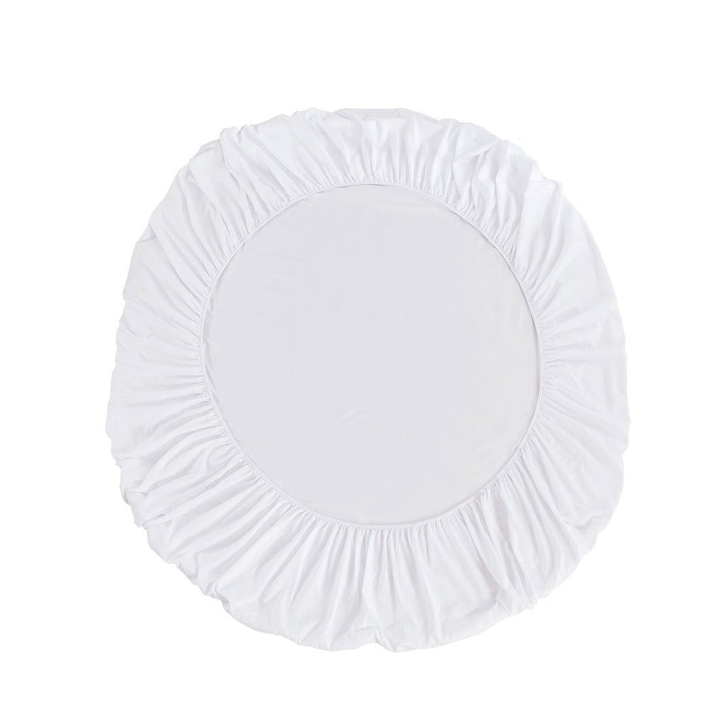 Sábana bajera ajustable para camas de 90/135 /150 x 200cm – Suave, cómoda y transpirable. 50% Microfibra de Poliéster y 50% Algodón ultrasuave. Ideal para colchones de entre 15 y 25 cm de altura