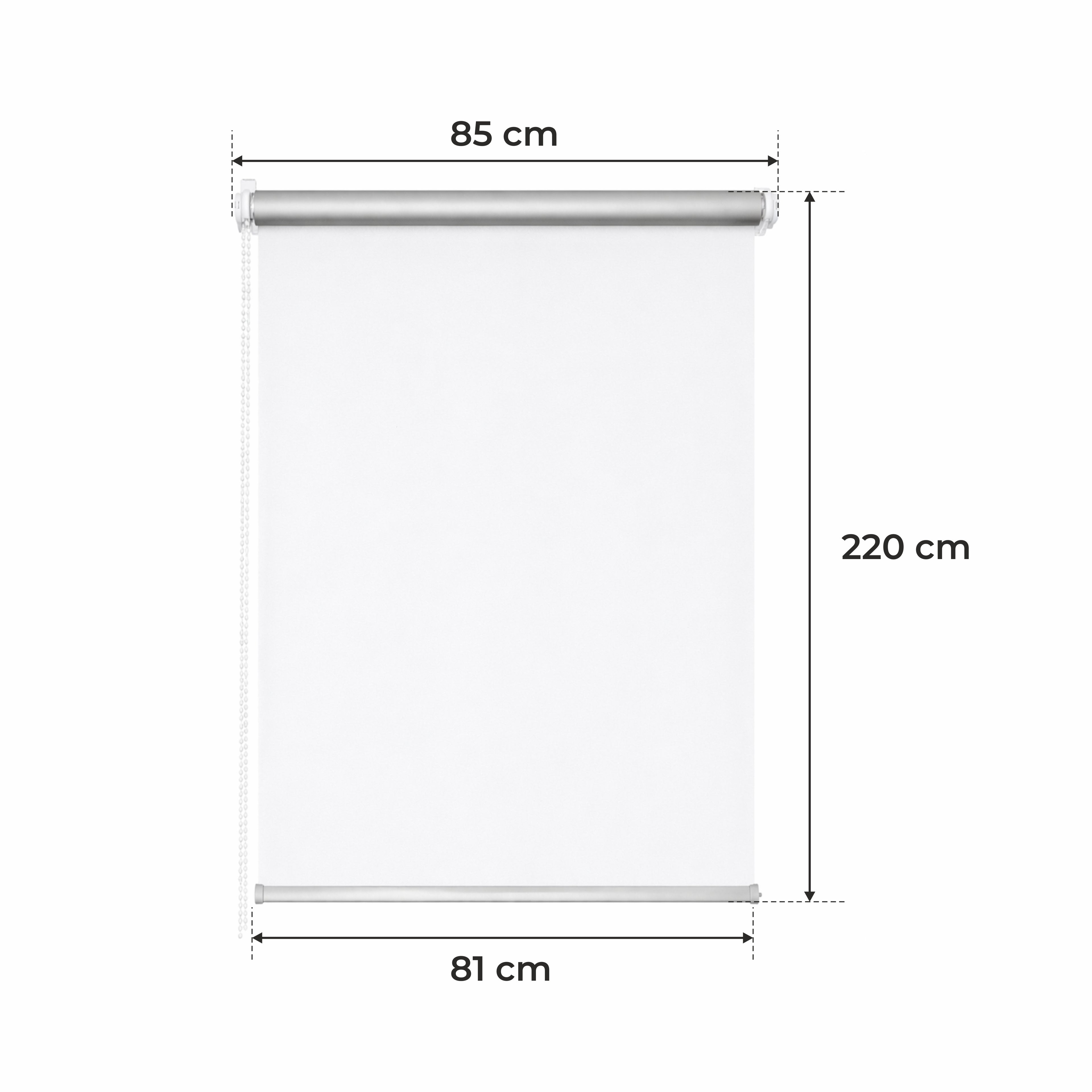 Persiana Térmica • BLANCA • 32 Tamaños • BOJANEK TERMO • Soportes Ajustables • Instalación en Ventana Sin Taladro • Mecanismo de Cadena • Protección Solar y Térmica • Ideal para Sala, Dormitorio, Cocina, Oficina • Persiana Térmica Blanca Día y Noche • Est