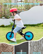 UBRAVOO Fit 'n Joy Bicicletas Infantiles, Bicicleta de Equilibrio 4 en 1 para Niños con Pedales y Estabilizadores, Bicicleta de Triciclo a Bicicleta para Niños y Niñas de 2 a 5 Años