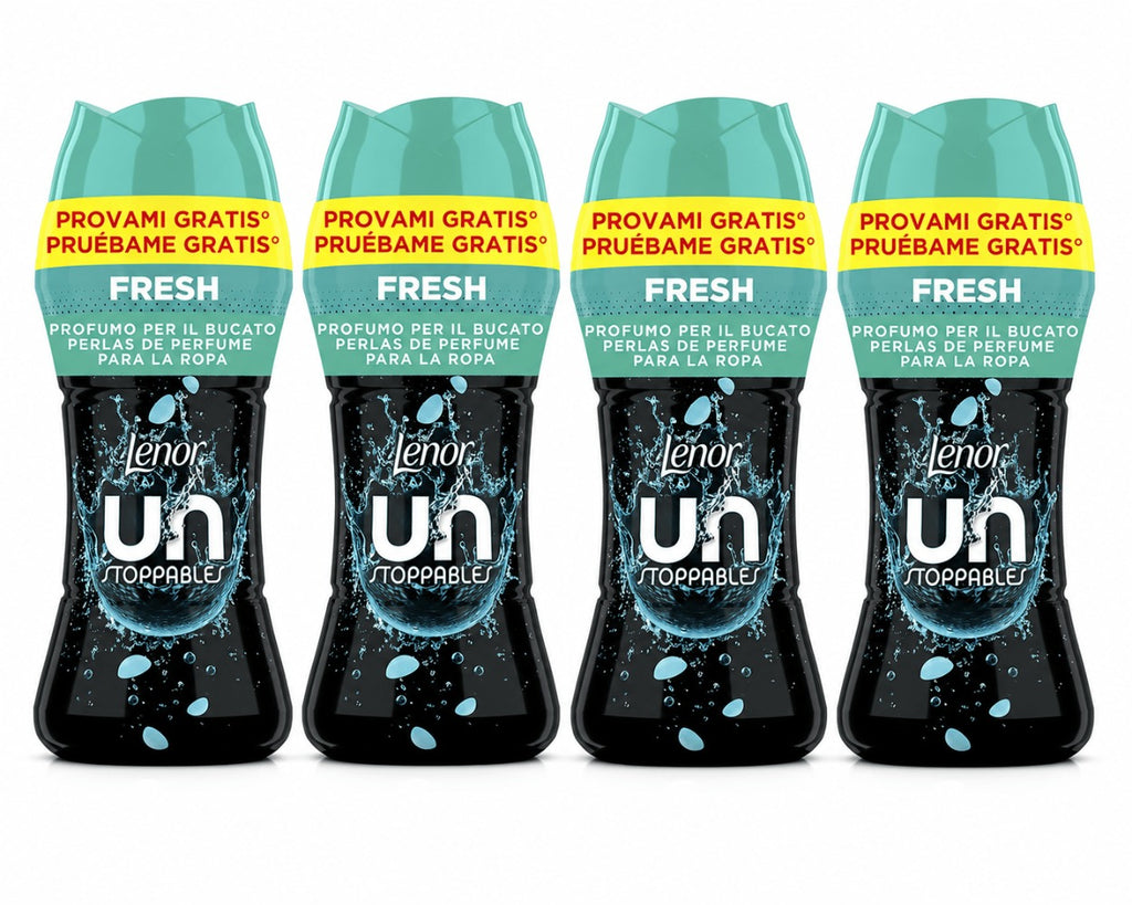 Lenor 3x270-Unstoppables Perlas Suavizante Perfumadas, Lavados, Potenciador de Frescor, Fragancia a Ariel -Lenor Unstoppables Perlas Suavizante de Perfume para la Ropa 4*195 Frescor para el Lavado Fragancia Fresca- 4*195 Frescor para el Lavado Fragancia V