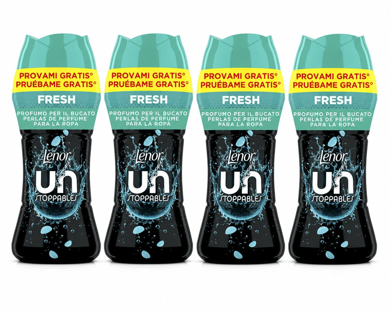 Lenor 3x270-Unstoppables Perlas Suavizante Perfumadas, Lavados, Potenciador de Frescor, Fragancia a Ariel -Lenor Unstoppables Perlas Suavizante de Perfume para la Ropa 4*195 Frescor para el Lavado Fragancia Fresca- 4*195 Frescor para el Lavado Fragancia V
