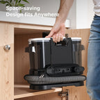 Lubluelu Máquina Limpiadora de Puntos de 600W con Potente Succión, Super Succión de 20KPa, Mayor Capacidad de Limpieza, Radio de Trabajo de 6.7m, Diseño de Doble Depósito de Agua (1L + 1.75L), Limpieza de 3 Acciones, Eliminador de Manchas No Químico para