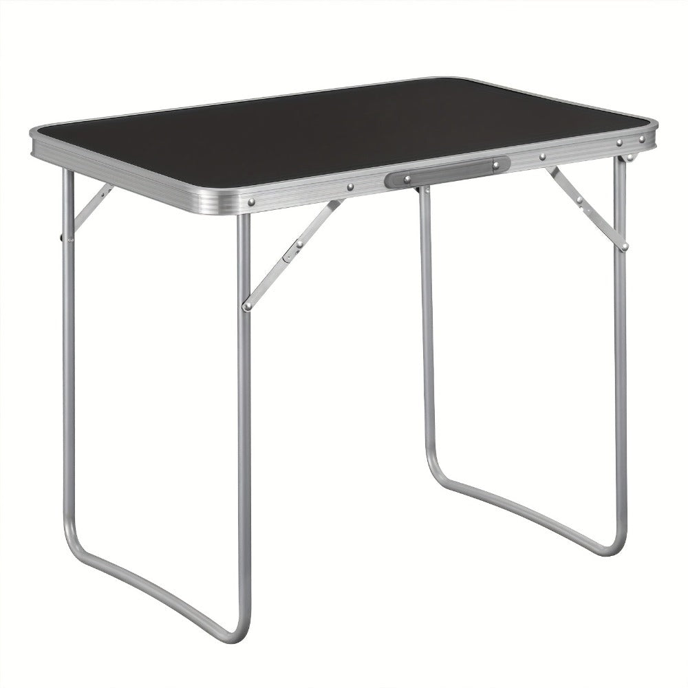 1pc Mesa de Exterior Mueble de Exterior para Camping Equipo de Senderismo Mesa de Camping Mesa Plegable Mesa de Viaje 70 X 50 X 60cm Estable Robusta Versátil Mesa Plegable de Jardín para Picnic Playa Uso de Ocio al Aire Libre Negra