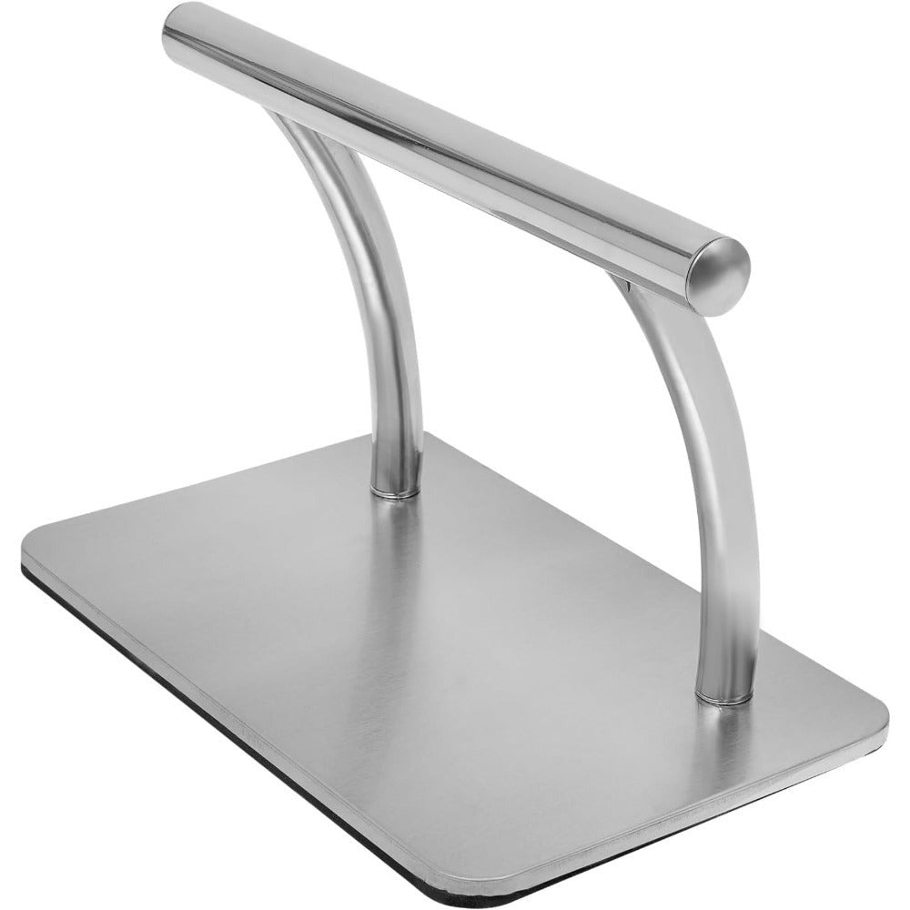 Reposapiés ergonómico de acero inoxidable para debajo de la mesa, antideslizante, para peluqueros, mejora de la postura, peluqueros, reposapiés para peluqueros, spa