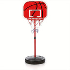 Base de aro de baloncesto, soporte de baloncesto de altura regulable 63-150 cm, juego de aro y tablero de baloncesto