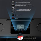 Cinta de correr plegable 2 en 1 con motor de CC de pico de 2.0 HP, velocidad ajustable de 1-12 km/h, panel de 4 pantallas LED con altavoces integrados, 12 programas preestablecidos + 3 modos de entrenamiento, equipo de fitness compacto para el hogar para