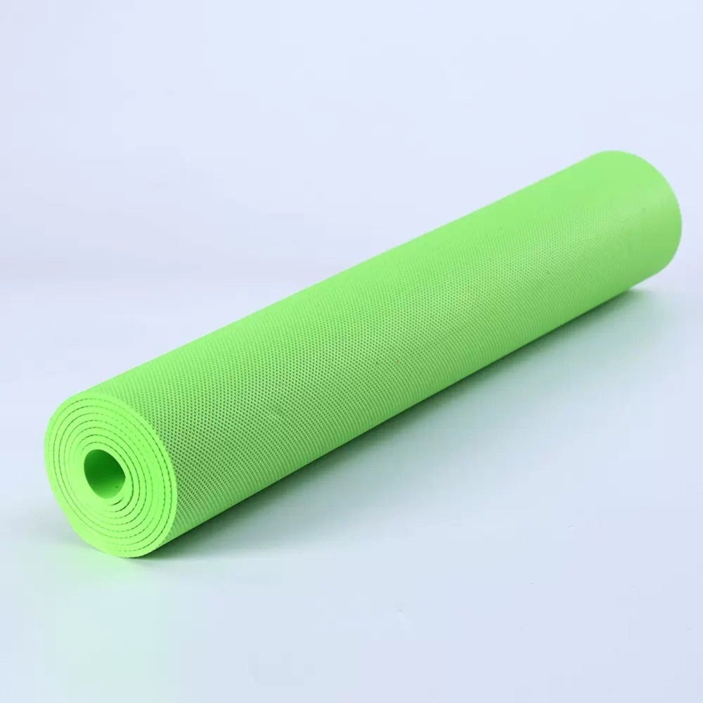 1 paquete - 6mm / 8 mm/10mm (morado / negro / Rosa / azul / gris) almohadilla de yoga antideslizante antisísmica engrosada, estera de yoga sólida duradera 183 * 61cm, almohadilla de fitness de amortiguación grande, almohadilla de fitness universal para ho