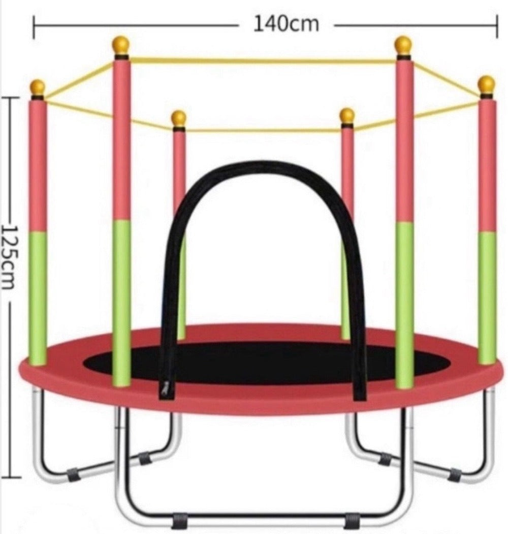 Mini trampolín al aire libre, deportes de interior o al aire libre, trampolín con cubierta de seguridad, carga máxima de 300 lb
