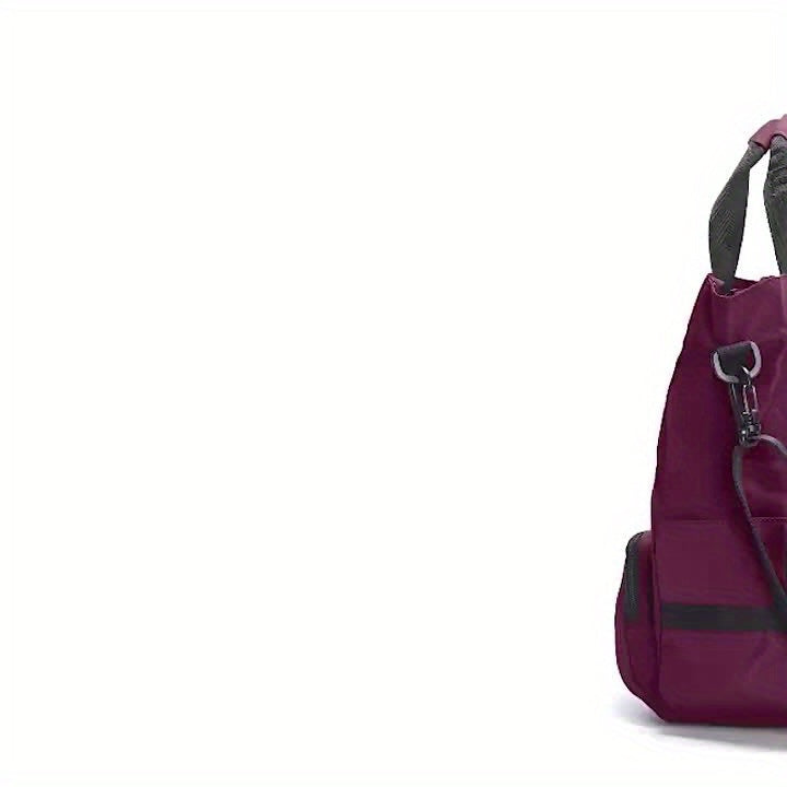 Mochila espaciosa para mujer, diseño casual ligero, versátil para viajes de negocios cortos, apta tanto para hombres como para mujeres, y se puede usar como una bandolera de un solo hombro