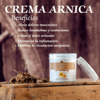 Crema de Árnica 250 g | Gel Cosmético para Masaje Muscular | Sensación Calmante y Refrescante | Ideal para Piernas Cansadas, Cuello y Espalda | Uso Deportivo y Diario