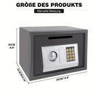 Caja Fuerte de Seguridad para Ropa y Objetos de Valor, Caja Fuerte Digital con 2 Llaves para Negocios, Dinero, Joyas y Objetos de Valor, Ideal como Regalo de Halloween o Navidad