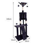 Arobol rascador para Gatos Rascador para Gato Postes rascador para Gatos Grande 105x40x40cm Varias Niveles