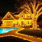 Guirnaldas de luces de hadas para exteriores de 60+3M, 600 LED, luces de hadas blancas cálidas con 8 modos, control remoto, temporizador y función de memoria, adecuadas para exteriores e interiores, bodas, fiestas