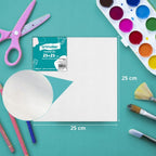 Set de Pintura Artmaker Grande - Kit Artístico Completo con Caballete de Madera de 50cm, 3 Lienzos (25x25cm), 12x12ml de Pinturas Acrílicas, 10 Pinceles y Paleta de Pintura - Suministros de Arte Profesionales para Principiantes y Artistas Avanzados - Rega