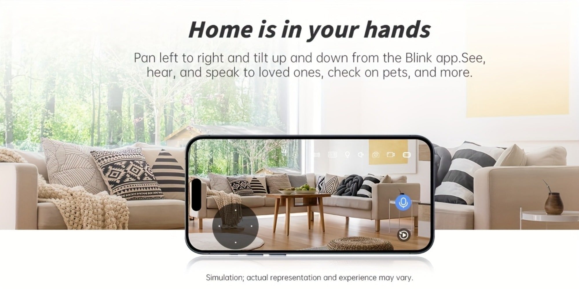 Cámara de Robot para Smartphone HD de 3MP, Cámaras Interiores con Audio y Video, Cámaras de Seguridad Inalámbricas para Interiores y Exteriores, Cámara para Mascotas para Gato Perro, Cámara de Vigilancia de 360 Grados con Visión Nocturna para Dormitorio,