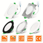 Foco LED empotrable regulable 6pcs | Dormitorio salón cocina y pasillo