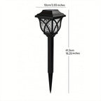Juego de 6 luces solares de camino Setonr para exterior, luces LED de estaca para jardín para césped, patio, paisajismo, patio, camino y decoración de maceteros
