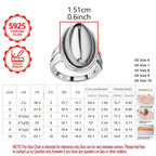 Un anillo terahertz para mujer, elegante, fácil y sofisticado, con un montaje de plata 925, ideal para uso diario y ocasiones especiales. Incluye una caja de regalo.