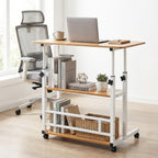 Escritorio para teletrabajo y estudio | 80 cm y ajustable