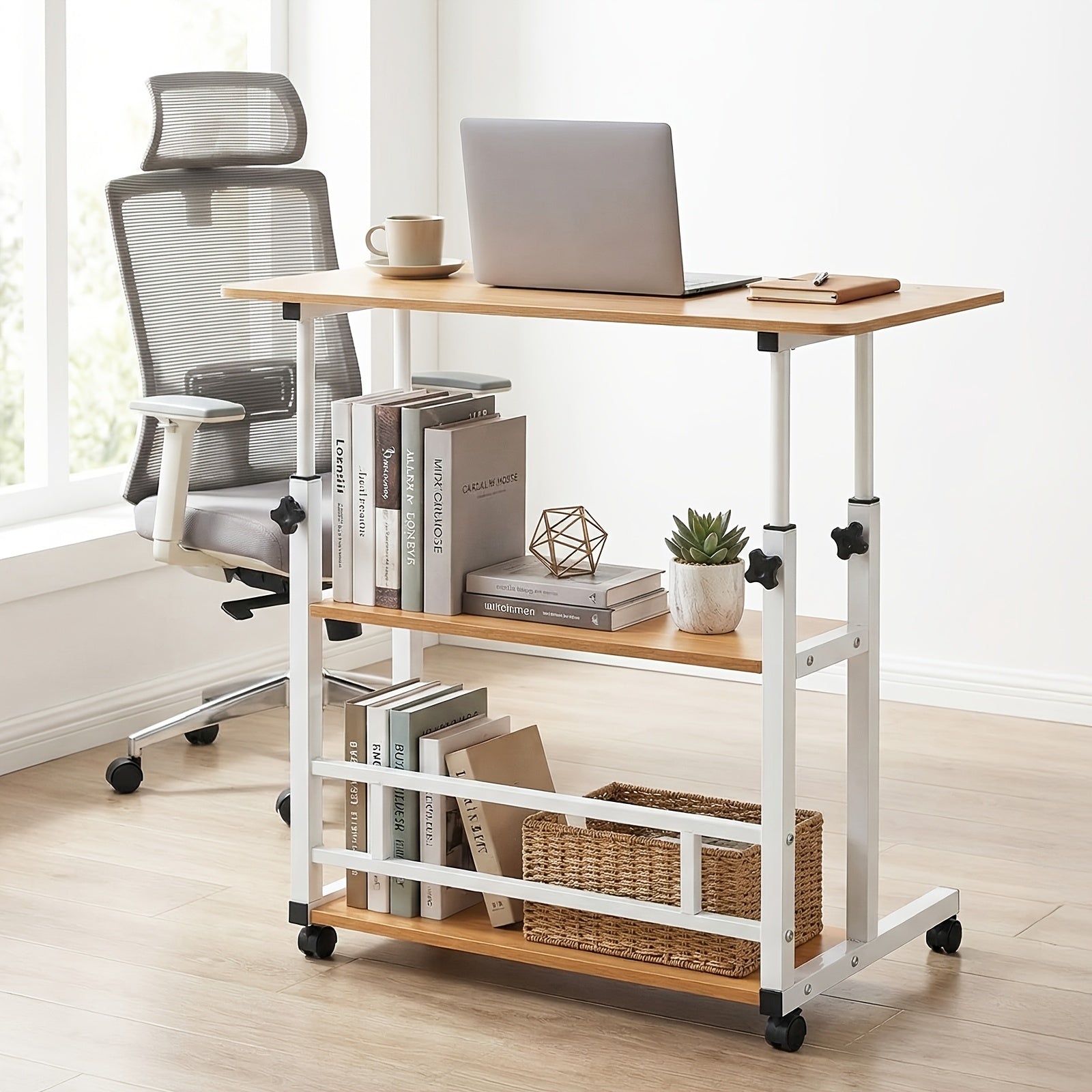 Escritorio para teletrabajo y estudio | 80 cm y ajustable