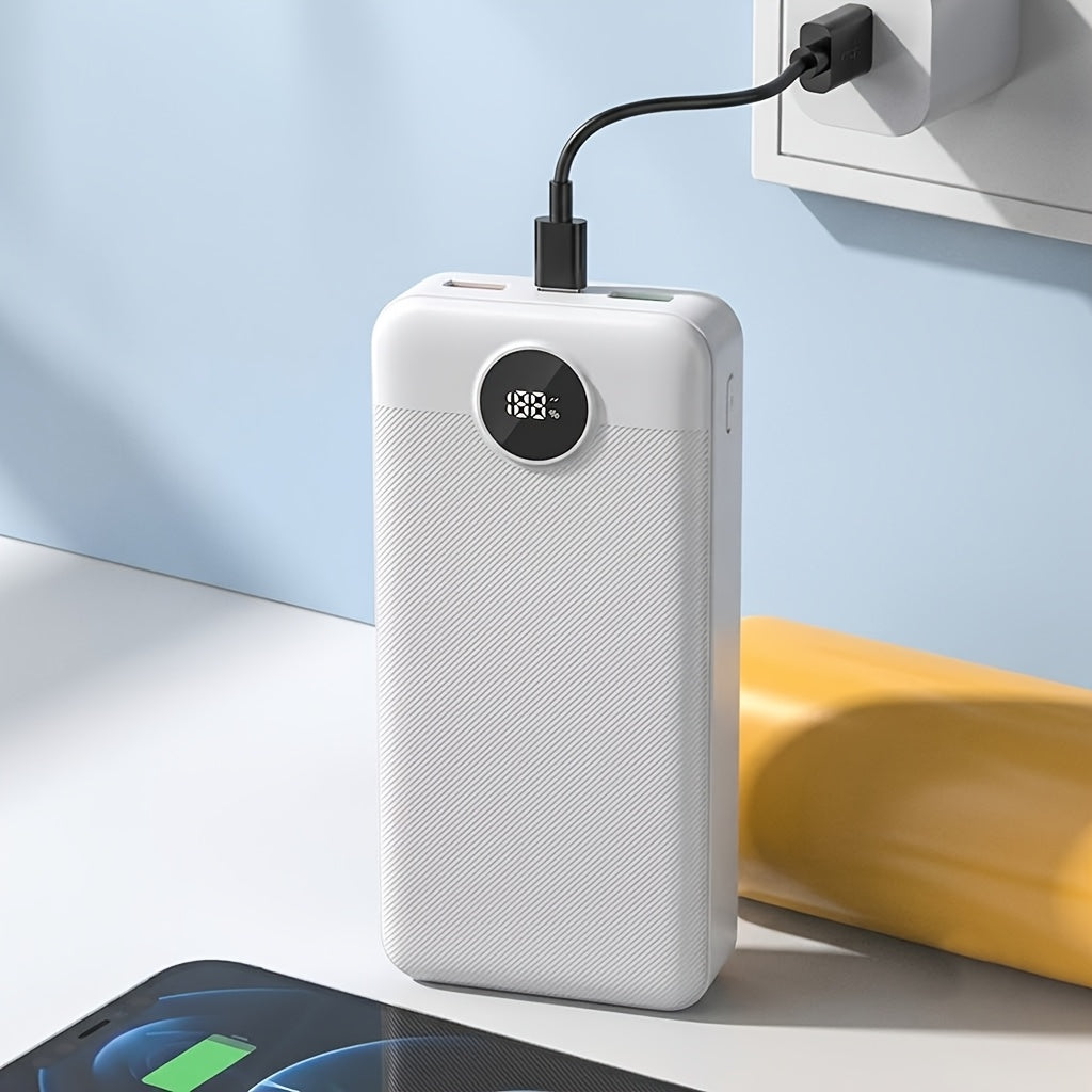 Batería externa | Batería Externa de Gran Capacidad de 50000mAh, Carga Súper Rápida, Interfaz USB/Tipo-C, Entrada/Salida, Pantalla LED de