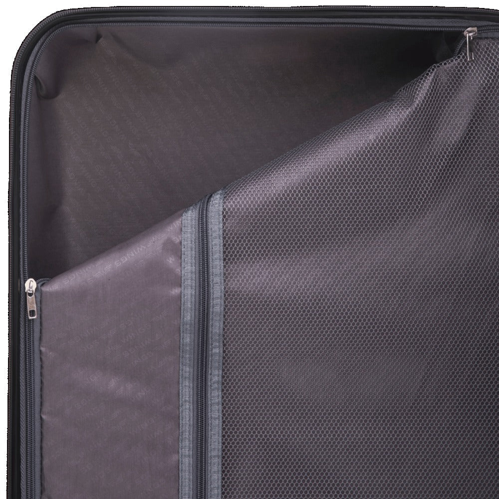 Opciones de equipaje / Polipropileno TSA / 28" 24" 20" 18" pulgadas / Dimensiones aproximadamente 75 x 50 x 30 cm o 68 x 41 x 25 cm o tamaño de cabina 55 x 40 x 20 cm o equipaje de mano 50 x 34 x 18 cm con ruedas desmontables / Equipaje de mano ABS+ de al