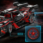 Kit de bloques de construcción de coche desafiante, modelo de coche 1:14 de 1391 piezas, juego de construcción de juguetes DIY
