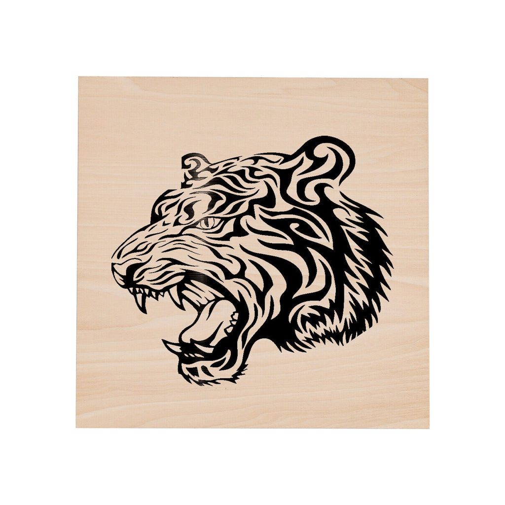 Paquete de 30 hojas de madera de abedul sin terminar de 12 x 12 x 1/8 pulgadas - 3 mm de grosor, ideal para manualidades.