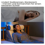 Almohada de Cuña Ajustable para Reflujo Ácido y Apnea del Sueño - Cama y Sofá con Soporte para Cabeza/Piernas y Espalda para ERGE, Ronquidos, Noches - Almohadas de Espuma de Alta Densidad para Leer y Ver TV