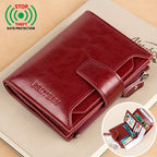 Nuevo Monedero Corto para Mujer, Elegante y de Alta Gama, Cartera Plegable y Delgada de Moda para Mujeres