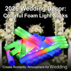 45 piezas de barras luminosas de espuma, 5 piezas adicionales de regalo alternativas, barras luminosas a granel con 3 modos de parpadeo - Barras luminosas de espuma de colores para fiestas, barras luminosas de espuma coloridas, adecuadas para fiestas, cel