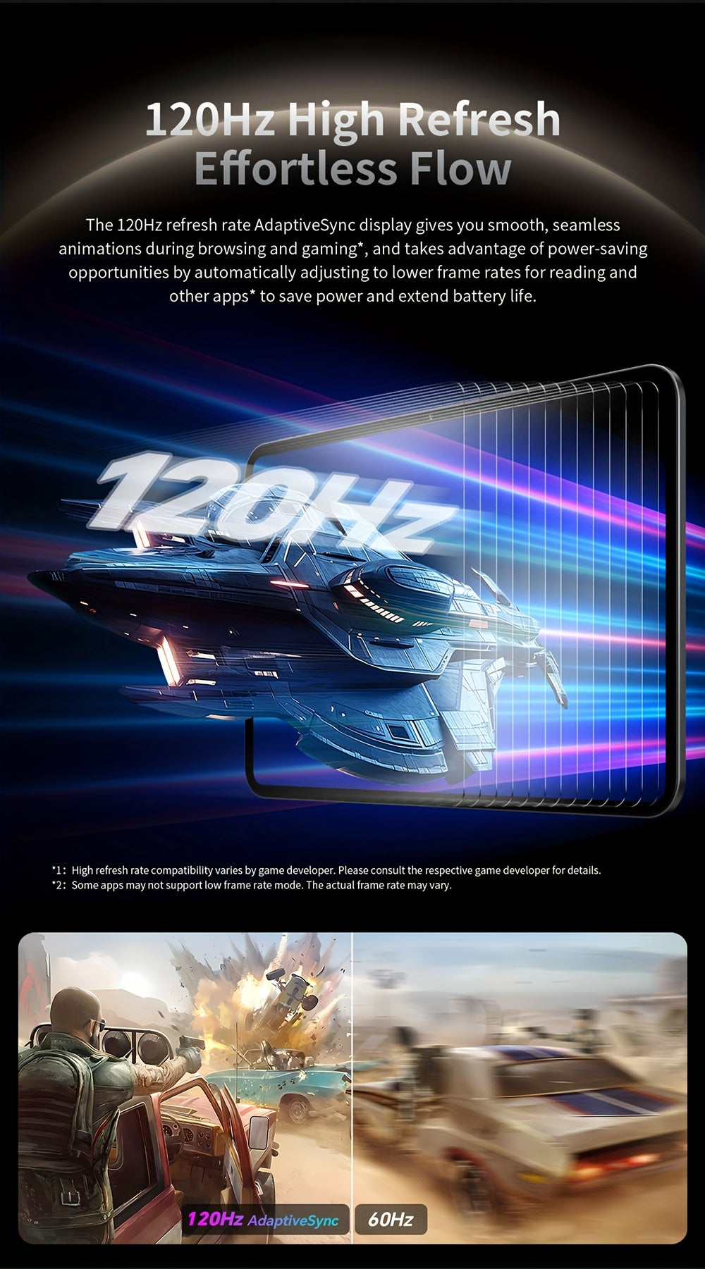 Tabletas Android | TECLAST T65 Tablet 13.4" Inch, Top Gaming 120Hz Tablet Unisoc T7280 Octa-Core 2.2GHz CPU, Android 16 Max 20GB(6+14/8+12) RAM