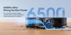 Lubluelu B40 Robot Aspirador, Robot Aspirador y Trapeador 3 en 1, 6500Pa, Bajo Ruido 62Db, Cuerpo Ultra-Delgado de 9.98 cm, Mapeo de 5 Pisos, Limpieza Diversificada, Robot Aspirador para Pelo de Mascotas, Alfombra, Piso Duro, Regalos de Navidad y Hallowee