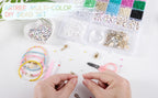 6500 piezas de cuentas de 3 mm en 24 colores | ARTREE Conjunto de cuentas de 3 mm para pulseras , incluye cuentas con letras, ideal para hacer pulseras DIY, collares, artesanías y joyas.