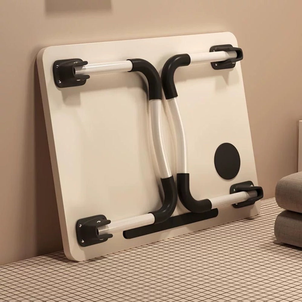 Mesa plegable multifunción para cama y sofá con portavasos, 60×40×28 cm, mesa auxiliar con atril para leer en la cama, bandeja multifunción para ordenador, libros, trabajo y estudio en casa (con cajón / sin cajón)