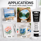 1x Pintura Acrílica 35ml, Colores Surtidos