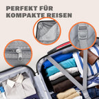 MONZANA® Maleta Rígida Baseline M Color Negro Equipaje de Viaje 34L peso 2,25Kg con ruedas 360° trolley 2 asas valija