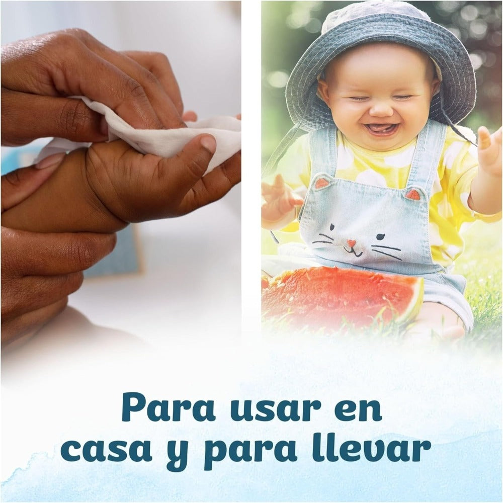 Toallitas Dodot Aqua Pure Para Bebé. 672 Toallitas - 14 Pack De 48 Unidades. Ayuda A Restaurar El PH Natural De La Piel, 99% Agua, Sin plástico. Toallitas doodot Aqua Pure