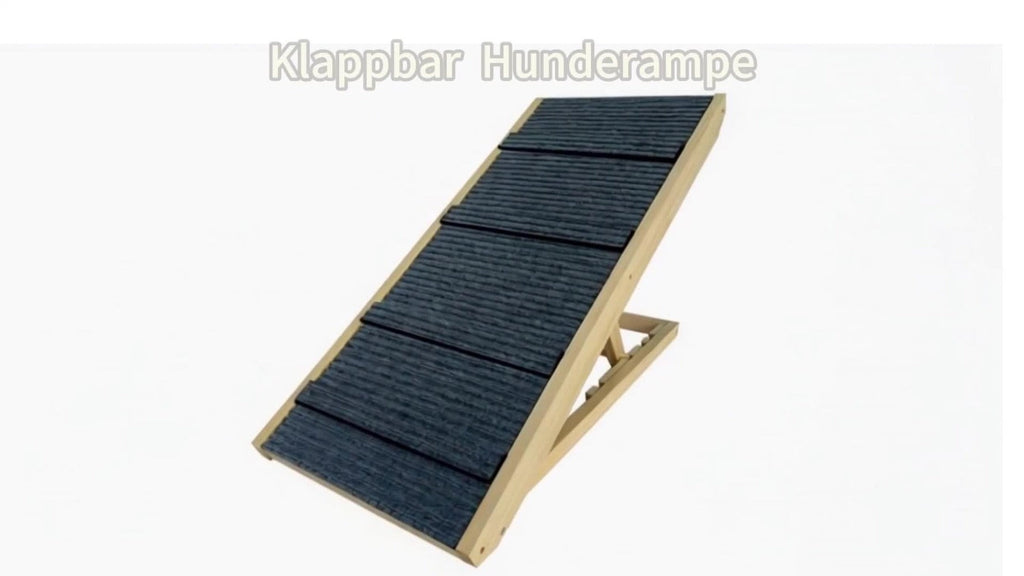 Rampa plegable para perros Portátil, rampa para mascotas Cuatro niveles de altura ajustables Escaleras para gatos y perros grandes Pasos antideslizantes para camas, sofás o coches Escalera para mascotas Carga máxima 100kg 100x40x60cm