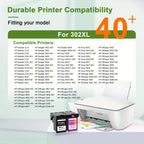 Paquete de 2 cartuchos de tinta 302XL de 302XL, reemplazo compatible para HP 302 para HP 302XL Deskjet 2130 2131 1110 1111 1112 3630 5200 3639 4520 Impresora
