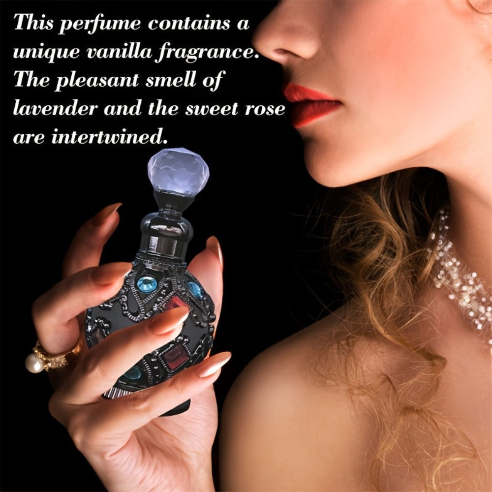 El perfume en aceite para mujer árabe comienza con una rica rosa, mezclado con vainilla cálida y notas amaderadas, desplegando tres capas de fragancia gradualmente. Agrega elegancia a los desplazamientos diarios, romance a las citas y glamour a las fiesta