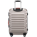 Conjunto PROVITERA de 4 Maletas Rígidas de ABS, Maleta Rígida S-M-L-XL con Asa Telescópica de Gel y 4 Ruedas de Rodadura Fácil, Trolley Ligero y Resistente al Viaje, Equipaje de Mano con Cerradura de Código, Mangos de Gel Ergonómicos, Ruedas Giratorias de