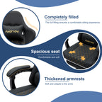Silla de oficina | Silla de gaming Andyou con reposapiés, silla ergonómica de ordenador para juegos, silla de tarea giratoria y ajustable con