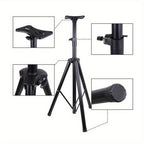 Soporte para Altavoces de Pie, Altura Ajustable 90-180Cm, Estable Como un Trípode para Estudio de Grabación, Cine en Casa, Música y Escenario