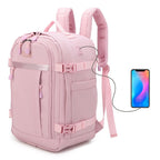 Mochila de cabina 40 x 20 x 25 cm (20 L) | Mochila ideal para viajes en avión | Mochila de cabina para hombre y mujer para el trabajo, viajes, senderismo y escuela