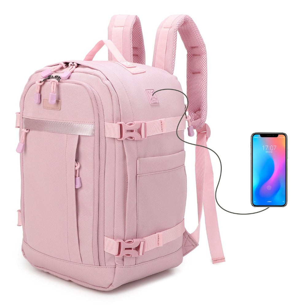 Mochila de cabina 40 x 20 x 25 cm (20 L) | Mochila ideal para viajes en avión | Mochila de cabina para hombre y mujer para el trabajo, viajes, senderismo y escuela