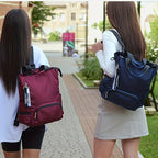Mochila espaciosa para mujer, diseño casual ligero, versátil para viajes de negocios cortos, apta tanto para hombres como para mujeres, y se puede usar como una bandolera de un solo hombro