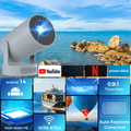 Magcubic Hy300Pro+ Láser Inteligente - Rotación de 180 Grados - 1GB de RAM y 8GB de Almacenamiento ROM - Relación de Proyección de 0.9:1 - Soporte Local 720P 8K - 310ANSI - Sistema Android 14.0 y Wifi 6 Inalámbrico 5.4