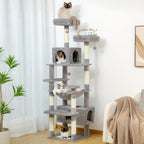 Árbol rascador para gatos 184 cm | Juego descanso escalada y cuidado de uñas